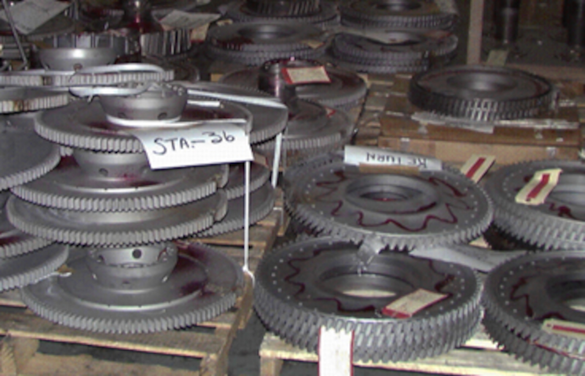 The Air Force Research Laboratory Materials and Manufacturing Directorate saves a life cycle cost of nearly $300 million by extending the life of engine rotors. Officials said the engine rotor life extension program began eight years ago, reducing costs of both jet engine maintenance and repair. (U.S. Air Force photo)