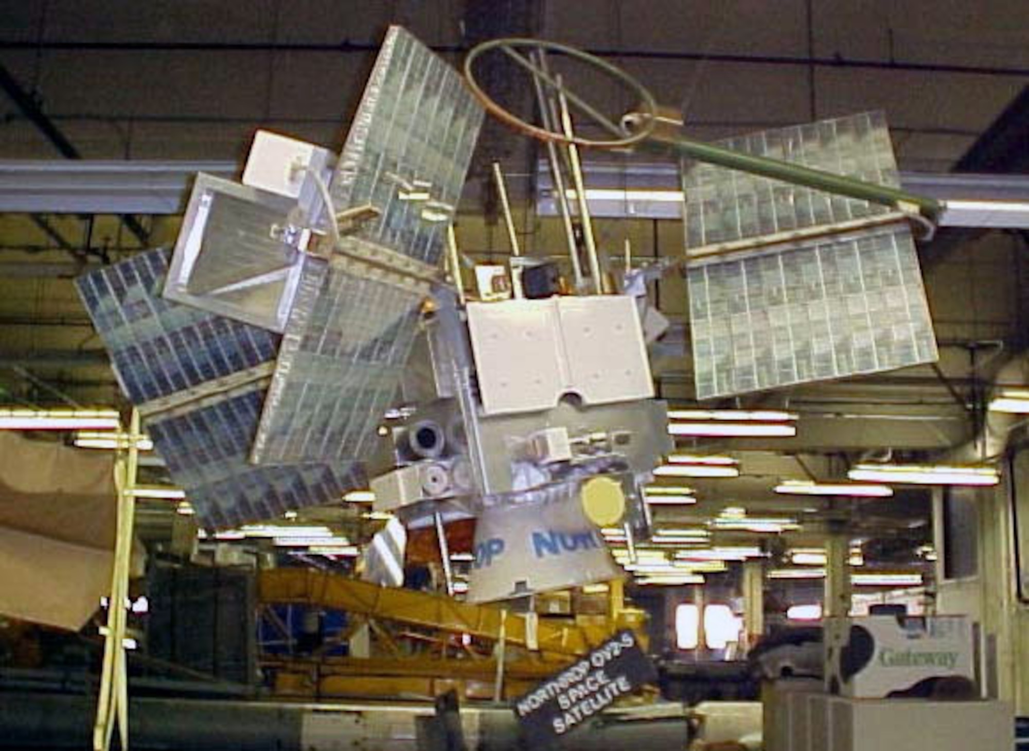 The OV2-5 was designed for solar, magnetic and cosmic ray research in space. On Sept. 28, 1968, it was boosted from the ground by a Titan III launch vehicle into a circular equatorial orbit at an altitude of 22,000 miles above the Earth. It was designed with an operating life in space of at least one year. (U.S. Air Force photo)