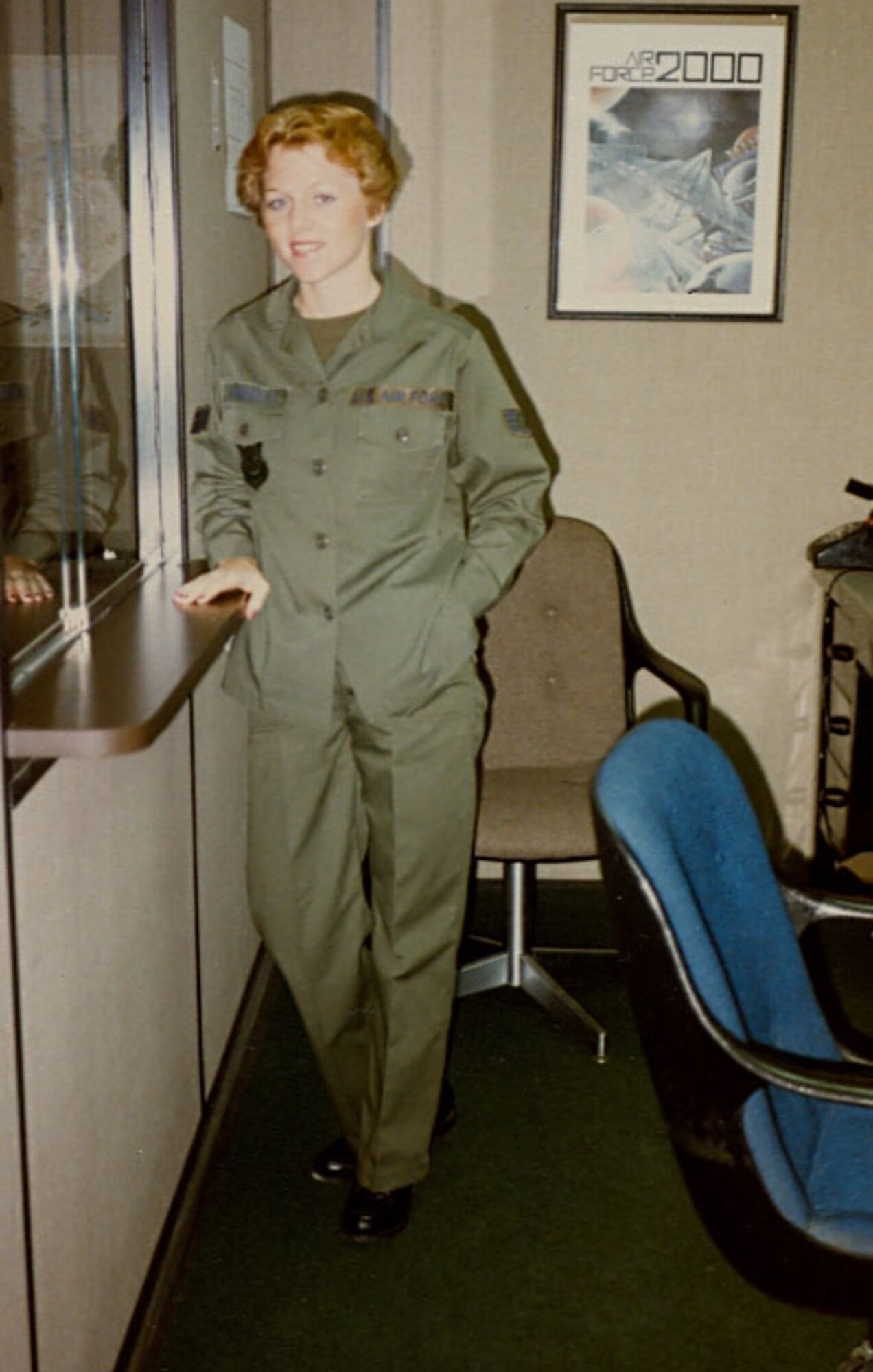 A Washington native who grew up in District Heights, Md., then Senior Airman Patti Hickman spent some time as an Air Reserve Technician before pursuing further professional development in the 459 Logistics Support Squadron (later 459th Logistics Readiness Flight), which ultimately led to her selection as master sergeant and eligibility for chief.