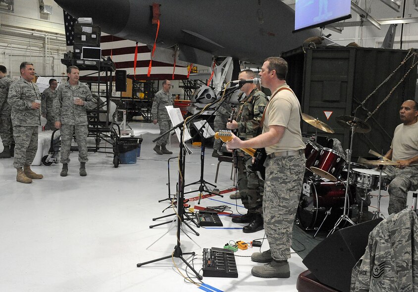 DYESS AIR FORCE BASE, Texas - Professional of the Year awards banquet held here Mar 6. Chief McKinley was invited as guest speaker, highlighting his visit to Dyess Air Force Base. (U.S. Air Force photo by Senior Airman Domonique Simmons)