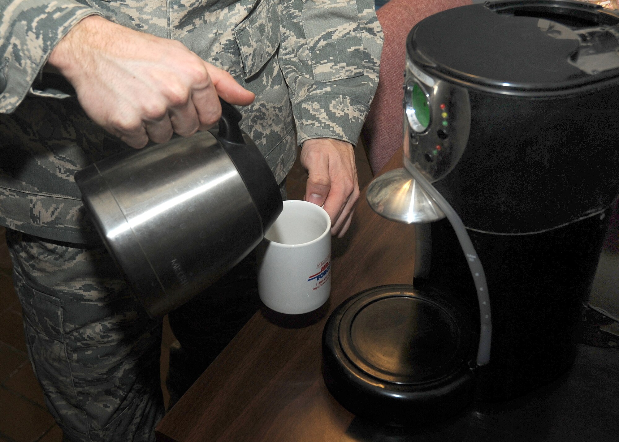CANNON AIR FORCE BASE, N.M. -- An Air Force Special Operations Command energy mandate now requires that refrigerators, microwaves and coffee pots be removed from personal work areas. This is not to be confused with office break areas. Individuals and units needing to turn in these items should e-mail steven.meyers@cannon.af.mil as soon as possible. A time will be scheduled for pick up. For any questions call (575) 784-0349. (U.S. Air Force photo/Senior Airman Liliana Moreno)