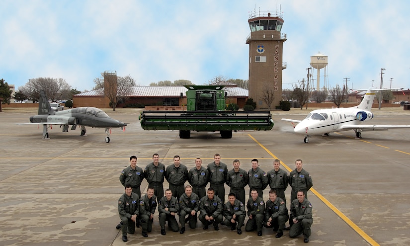 Vance Student Pilots Add Agricultural Combine To Class Photo > Vance ...