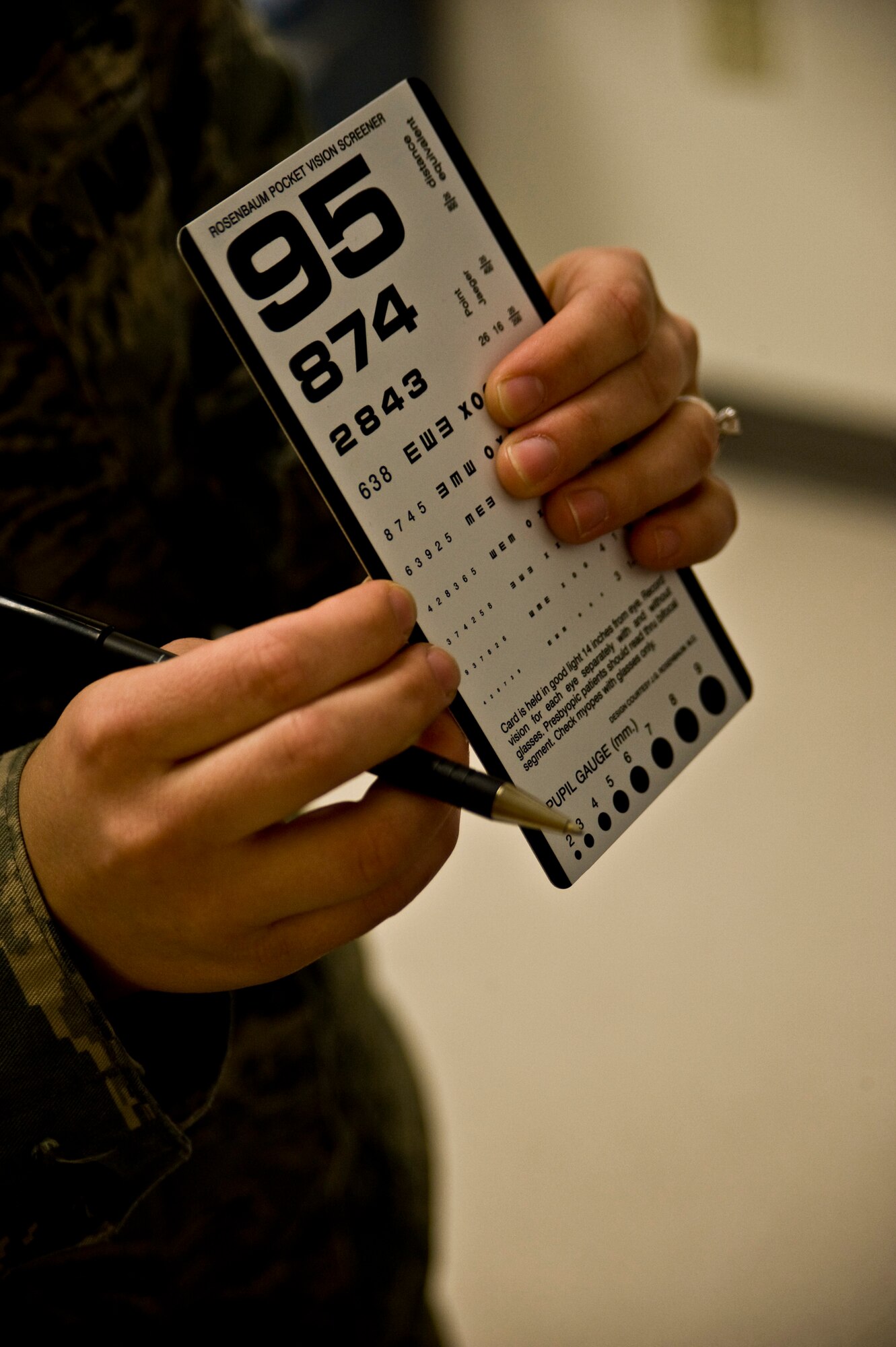 Military optometrists are providing free eye exams and corrective lenses to villagers in Western Alaska from March 6-17, 2009, as part of Operation Arctic Care, a joint military medical readiness exercise that brings no-cost health care to underserved native populations. This year's Navy-led mission has teams in 11 villages in Alaska's Yukon-Kuskokwim Delta region. (U.S. Air Force photo by Senior Airman Christopher Griffin)