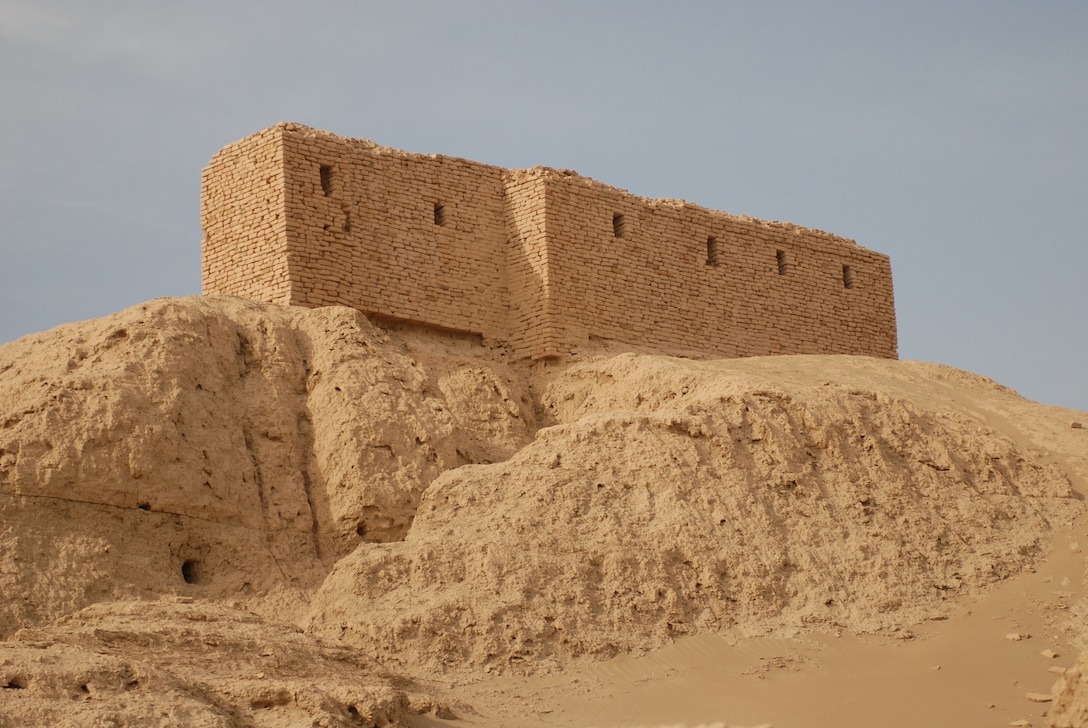 Ruins from a temple in Naffur, Iraq, are said to be the site for the meeting of Sumerian gods, as well as the place that man was created. U.S. forces and Iraqi officials toured the ancient cities of Naffur and Ur, March 10, 2009. U.S. Army photo by Pfc. Jasmine N. Walthall