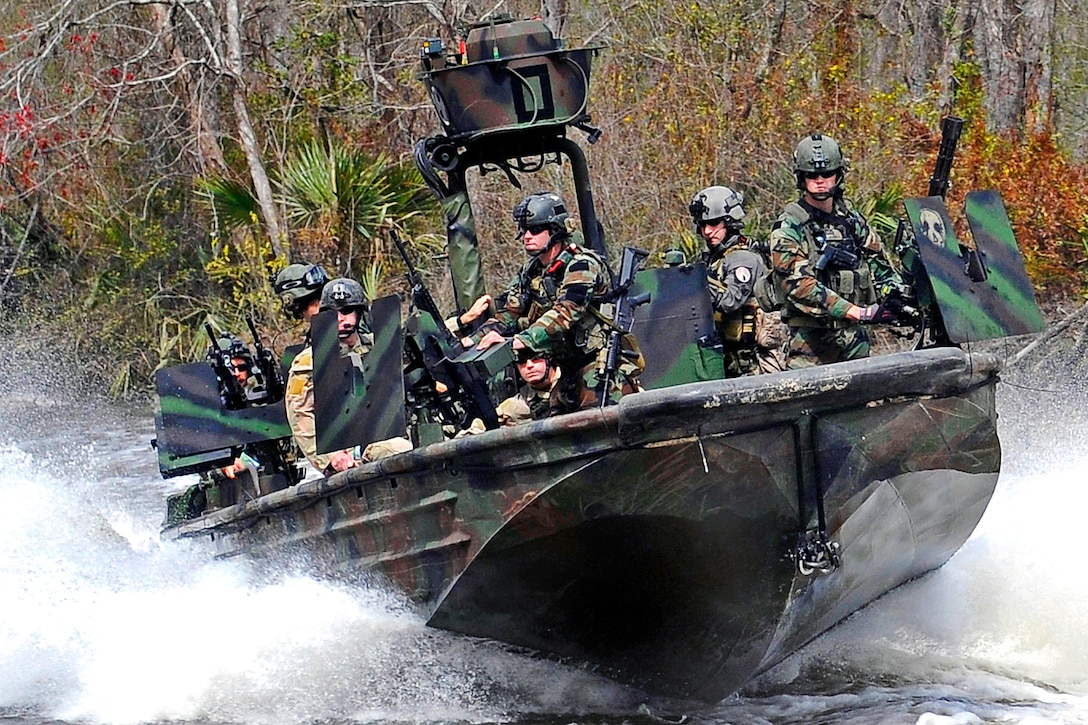 Special Warfare Combatant-craft Crewmen assigned to Special Boat Team ...