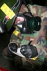 Pfc. Josh Stanley, identification and detection specialist, identification and detection platoon (IDP), Headquarters and Service Company, Chemical Biological Incident Response Force, II Marine Expeditionary Force, documents a sample he tested in a simulated contaminated environment at Eastern Shield, an exercise here March 17th. After extracting the samples from the contaminated area, the samples went to CBIRF’s mobile laboratory; where Marines can test what type of contaminant their sample is.