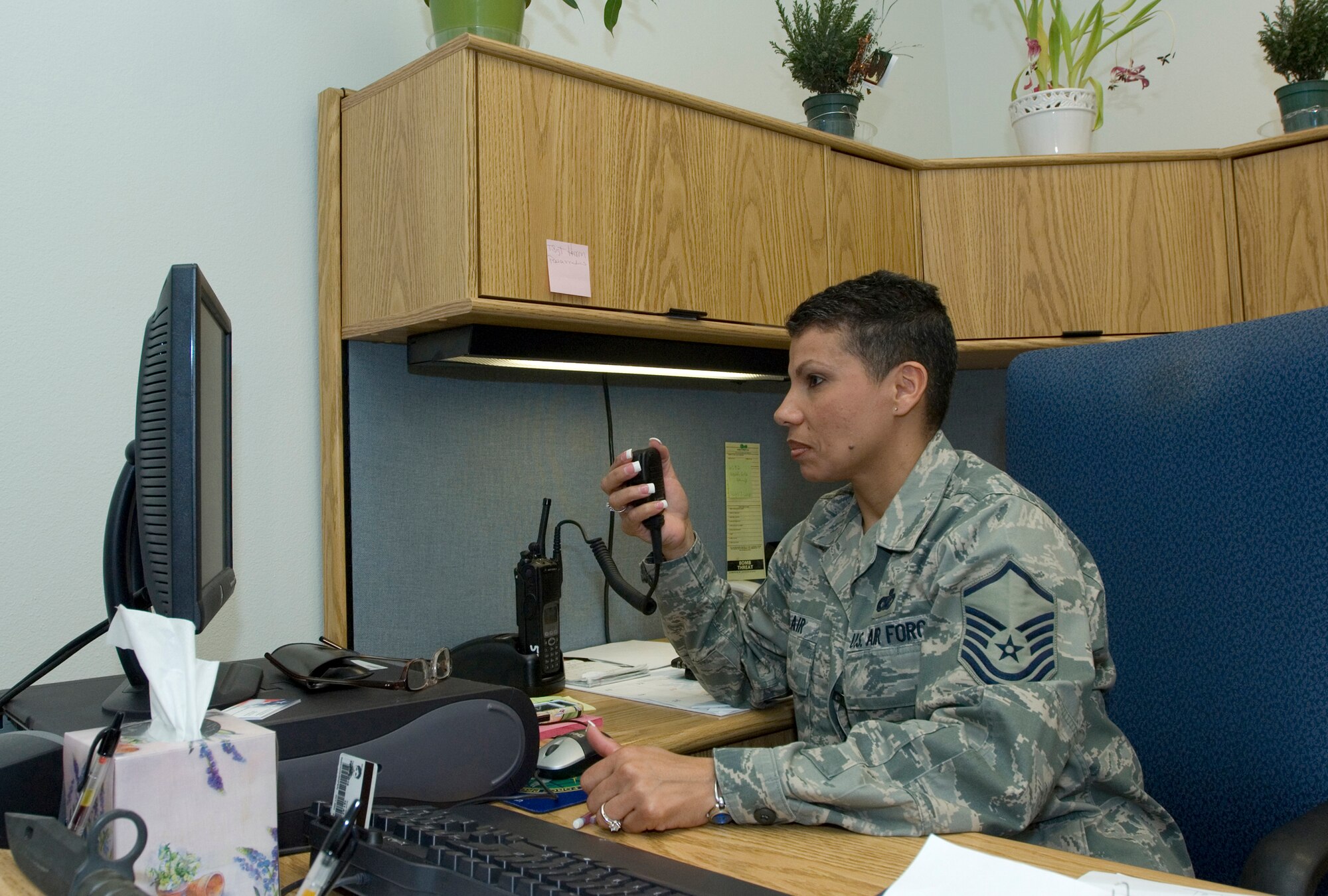 Master Sgt. Julia Blair, 95th Security Forces Squadron Operations and Training superintendent, is the Air Force Flight Test Center Senior Noncommissioned Officer of the Year. (U.S. Air Force photo/Mark McCoy)