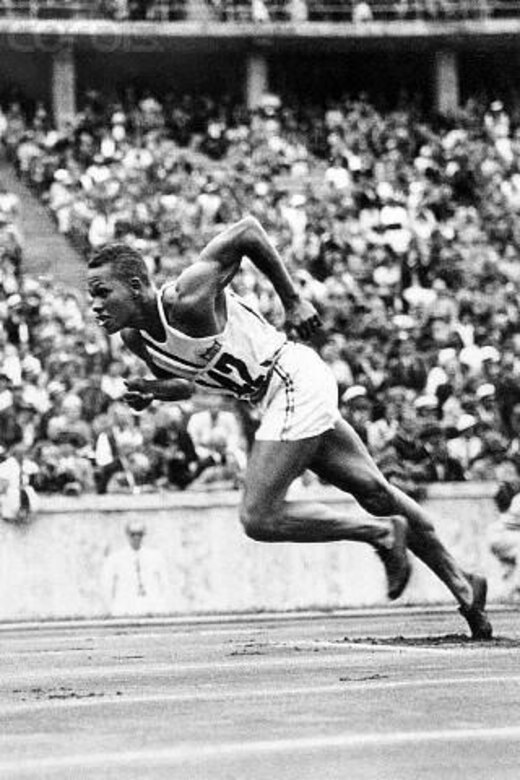 Archie Williams at the 1936 Olympics (Courtesy Photo)