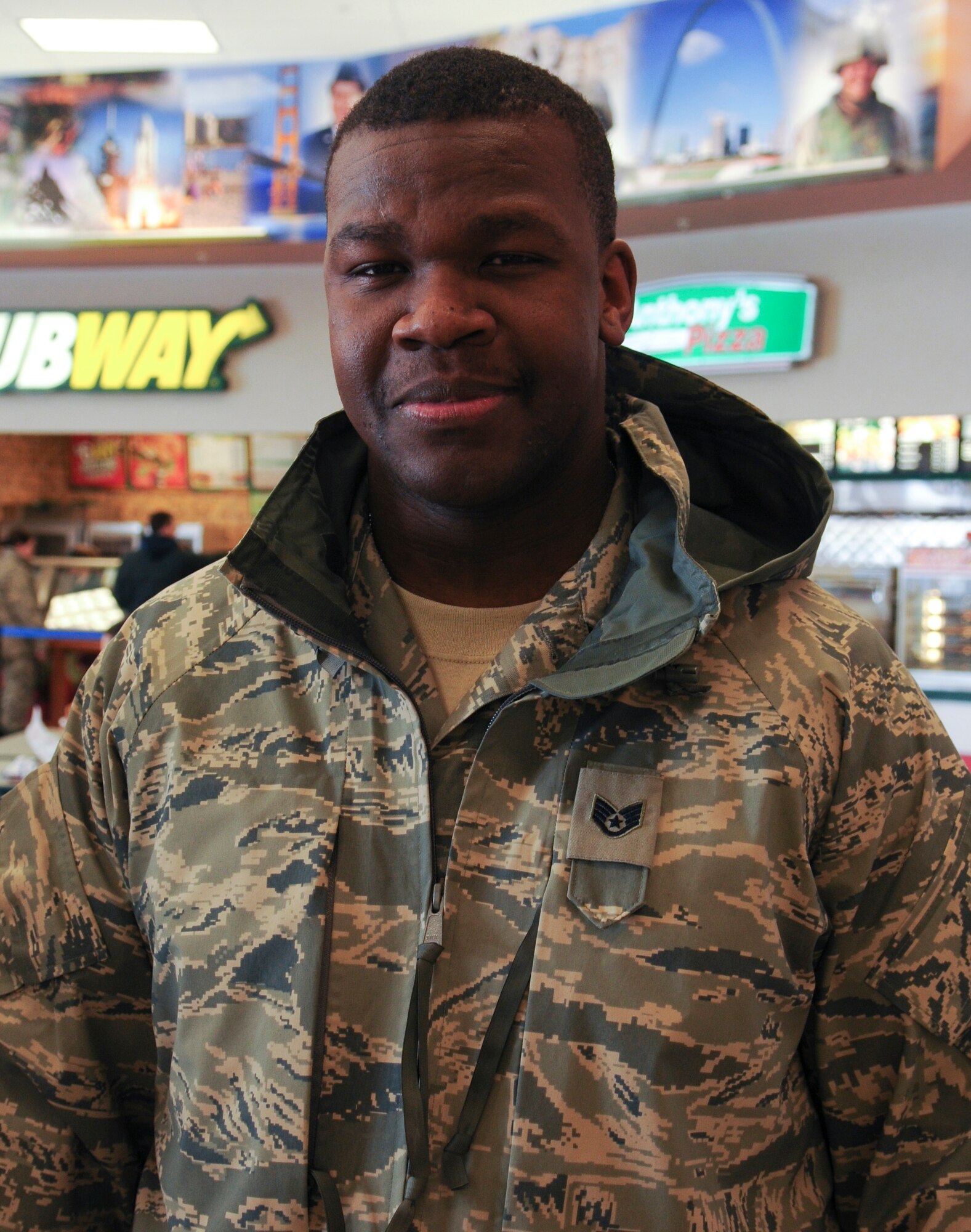 Staff Sgt. Jalonni Blackshear, 354th Logistics Readiness Squadron NCOIC logistic planning, agrees with President Obama's picks for the tournament."I enjoy having people over to watch the game and I traditionally serve crab legs and drinks to enjoy while watching the game, then I ceremoniously jump in the snow after the game to celebrate Alaska style." (U.S. Air Force photo/Airman 1st Class Laura Max)