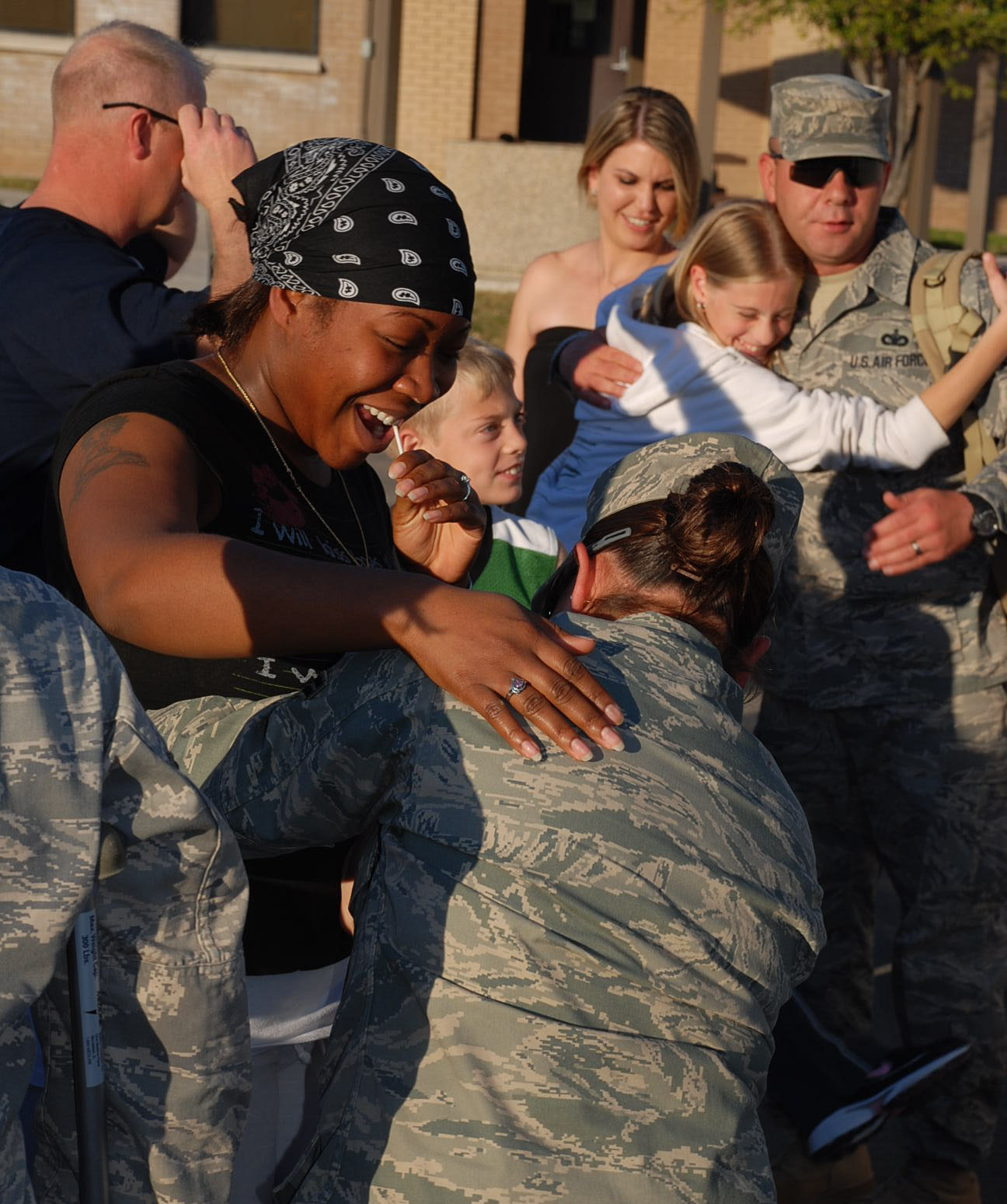 Security forces squadron members return home > Laughlin Air Force Base