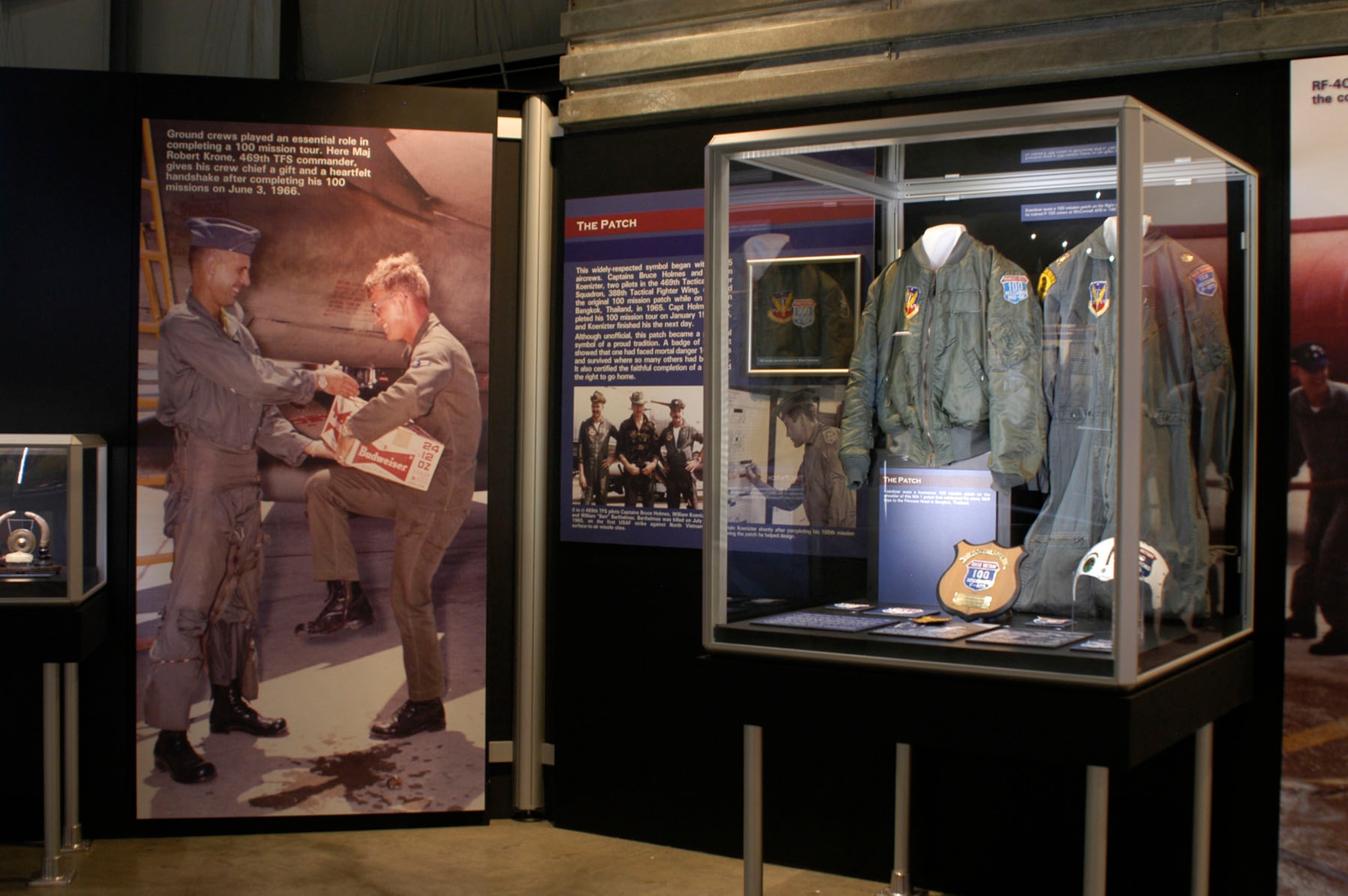 DAYTON, Ohio - A portion of the Badge of Honor: 100 Missions Up North exhibit in the Southeast Asia War Gallery at the National Museum of the U.S. Air Force. (U.S. Air Force photo)