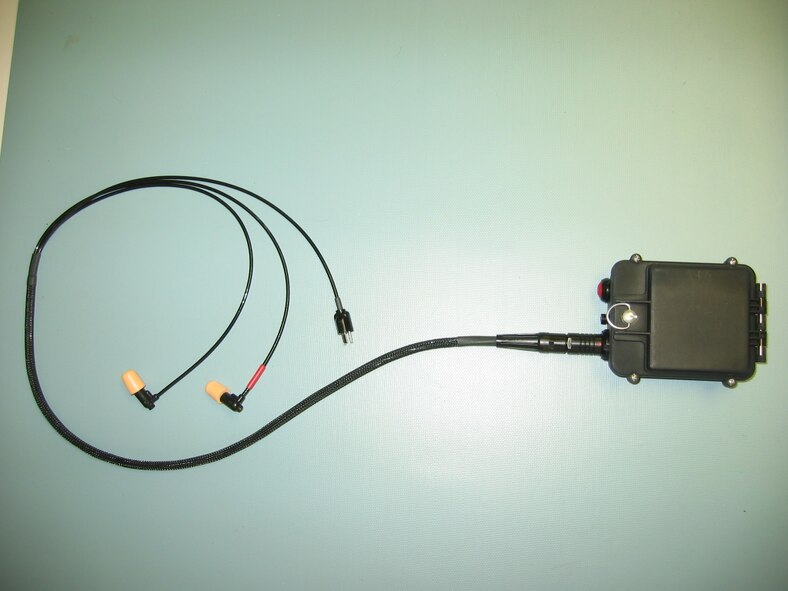 AFOSR-sponsored research has led to a communication earplug that revolutionizes hearing protection for Air Force pilots and flight crews and could substantially reduce hearing loss and improve radio communication. (Credit:Sound Innovations, Inc.)