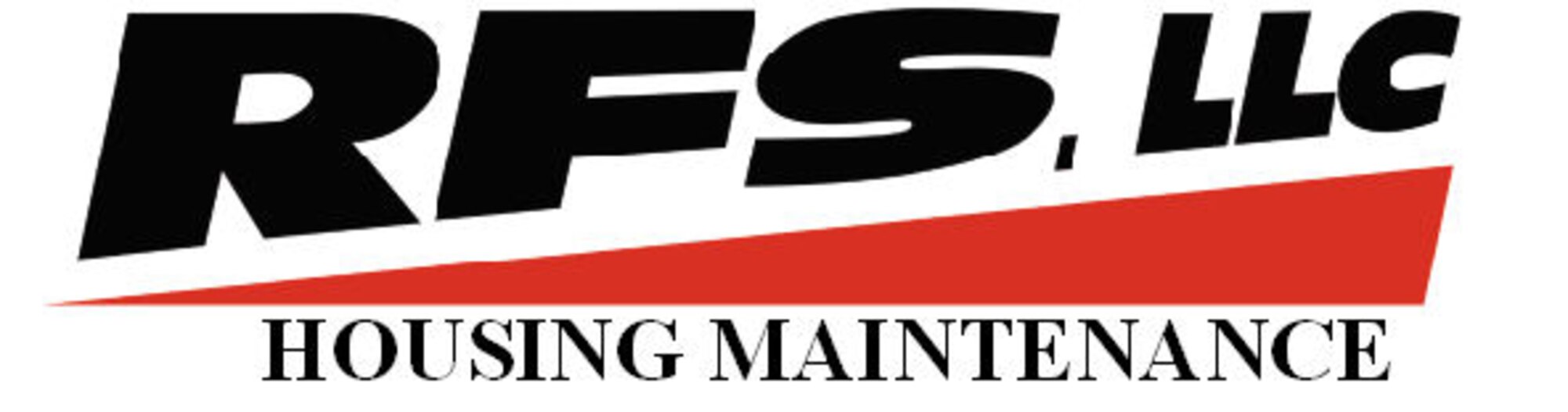 MINOT AIR FORCE BASE, N.D. -- Beginning April 1, maintenance and repair services for base housing will be under the management of RFS, LLC. Maintenance vehicles for the new management company will have the above logo attached. (Courtesy graphic)