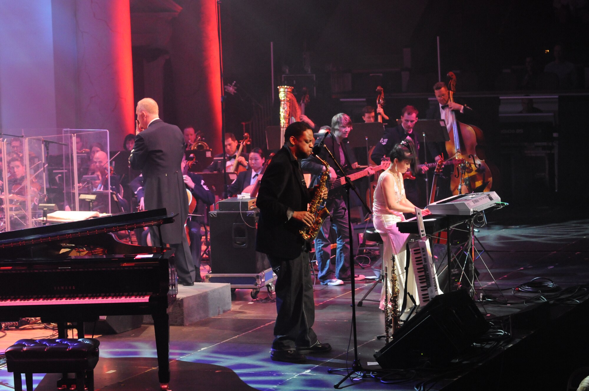 On March 22, Keiko Matsui and her band performed with The Air Force Symphony Orchestra under the baton of the Band’s Deputy Commander, Lieutenant Colonel Alan Sierichs.  