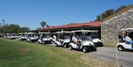 Golfers rev up to tee off at the Team Randolph Airman's Council Air Force Assistance Fund Golf Tournament on March 20. The TRAC sponsored the tourney to raise funds for AFAF. (U.S. Air Force photo by Steve White)