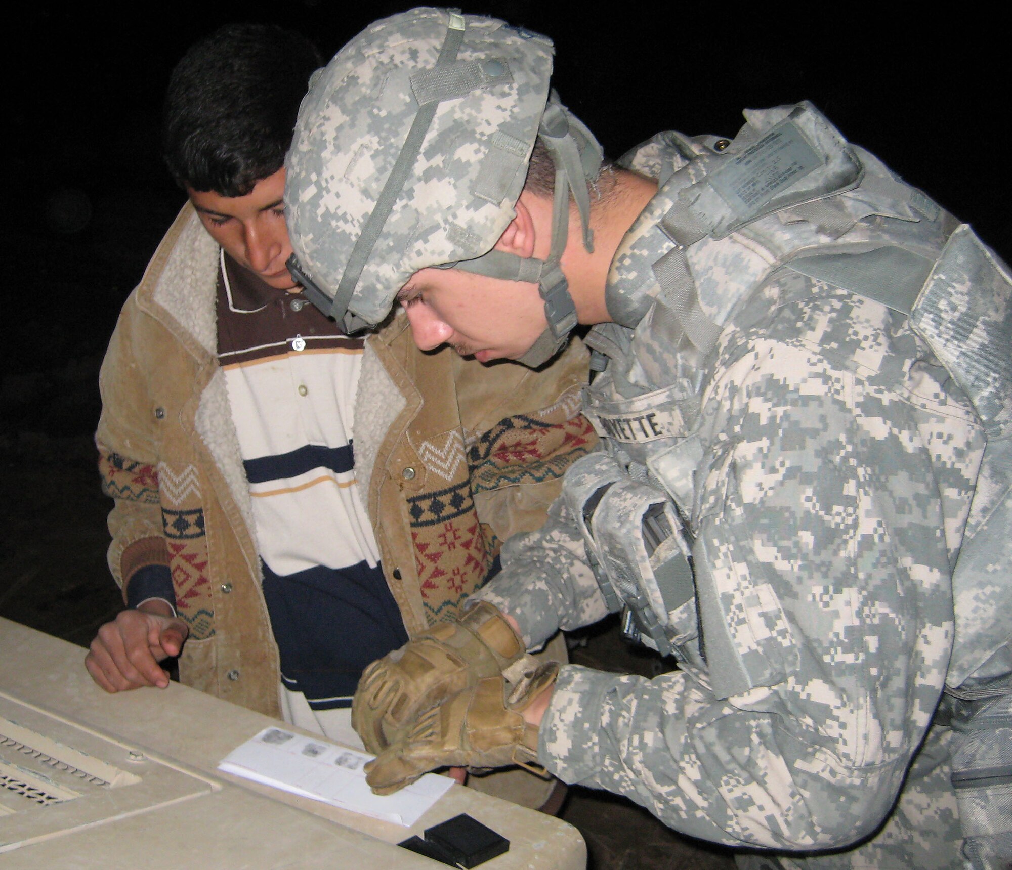Members of the Weapons Intelligence Team provide counter improvised explosive device intelligence through collection, analysis and tactical exploitation in support of Multi-National Corps Iraq.  As part of the Combined Joint Task Force Troy, the WIT is made up of personnel from the Air Force, Army, and Navy in a gamut of career fields. By collecting evidence and staying ahead of the enemy the WIT [helps prepare U.S. and coalition forces] prepare for future attacks.  (Courtesy photo)