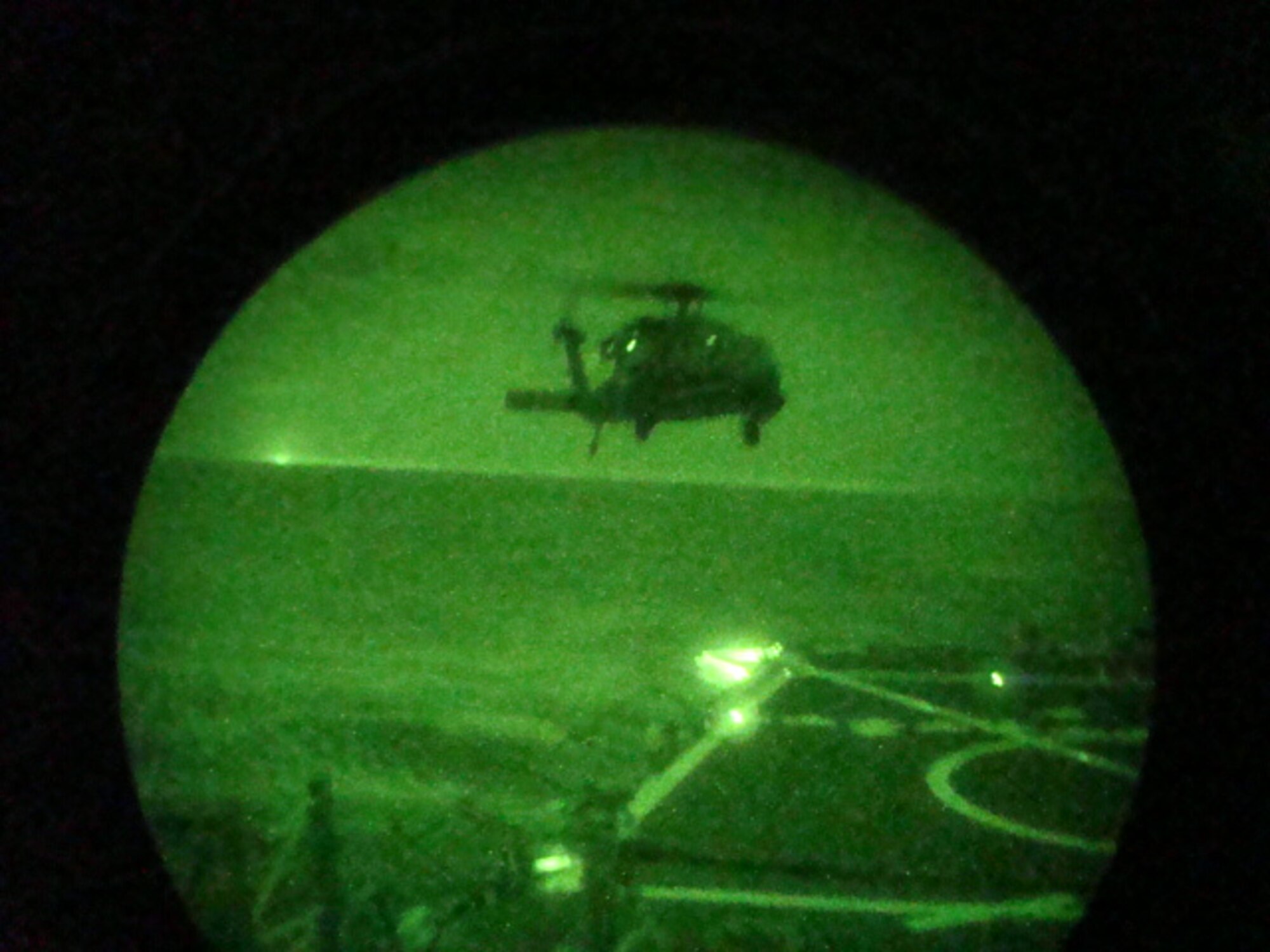 The 33rd Rescue Squadron air crew took part in a refueling operation exercise with their U.S. Navy counterpart on the USS John S. McCain March 4. The training focused on shipboard operations including refueling onboard the ship, and take off and landing of the HH-60G Pavehawk helicopter from the vessel's flight deck while the ship was underway.  (Courtesy photo)
