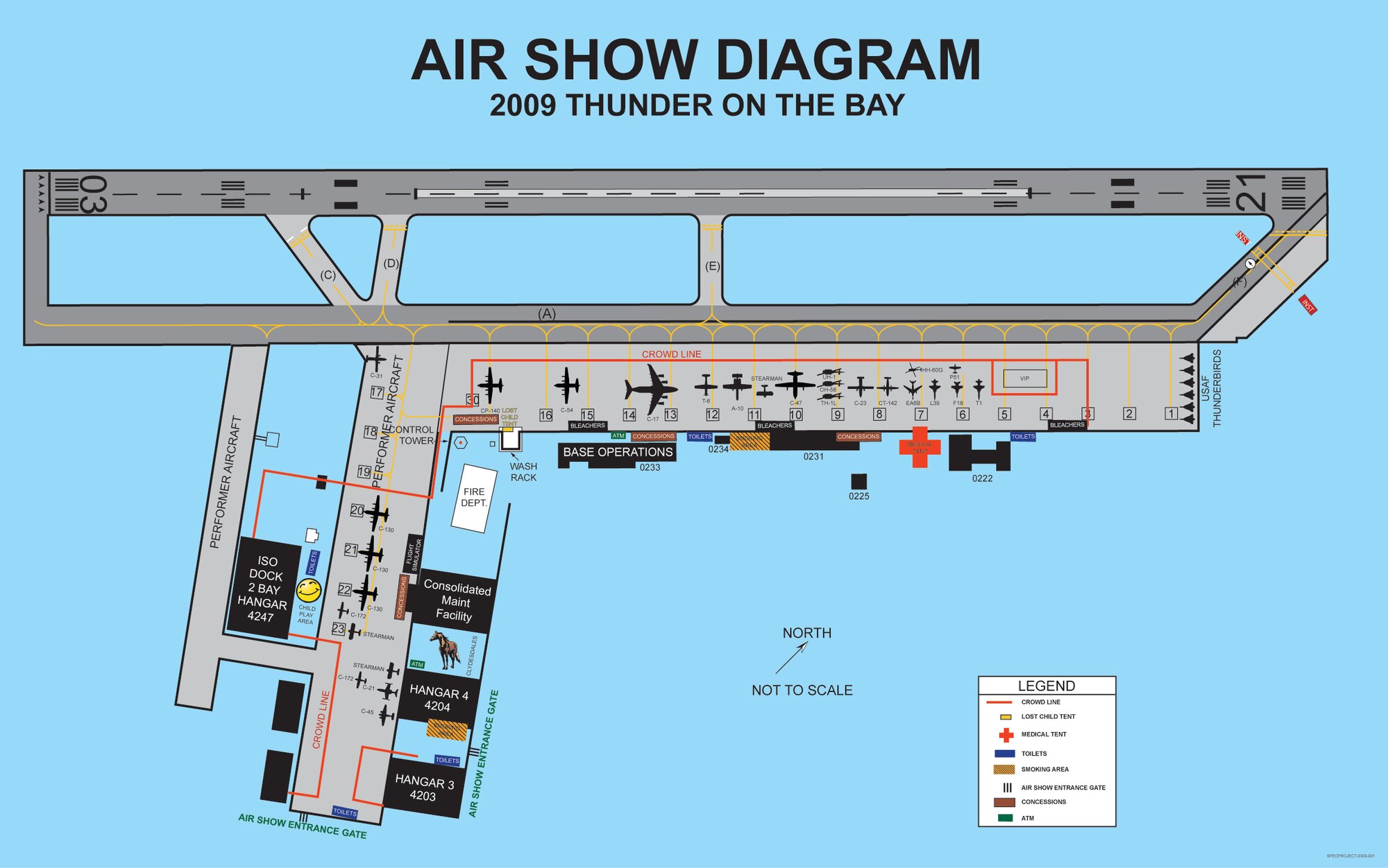 Air Show Diagram