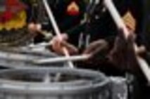 Brig. Gen. Michael Dana (left), Director for Logistics, Headquarters North American Aerospace Defense Command and Director of Logistics and Engineering, Headquarters United States Northern Command, visited Chemical Biological Incident Response Force, II Marine Expeditionary Force, March 23rd to gather information about what CBIRF Marines and sailors do on a daily basis. Speaking with a CBIRF Basic Operations Course student, 1stSgt. Kevin Anderson (right), Dana got to hear first-hand what training at CBIRF is like.