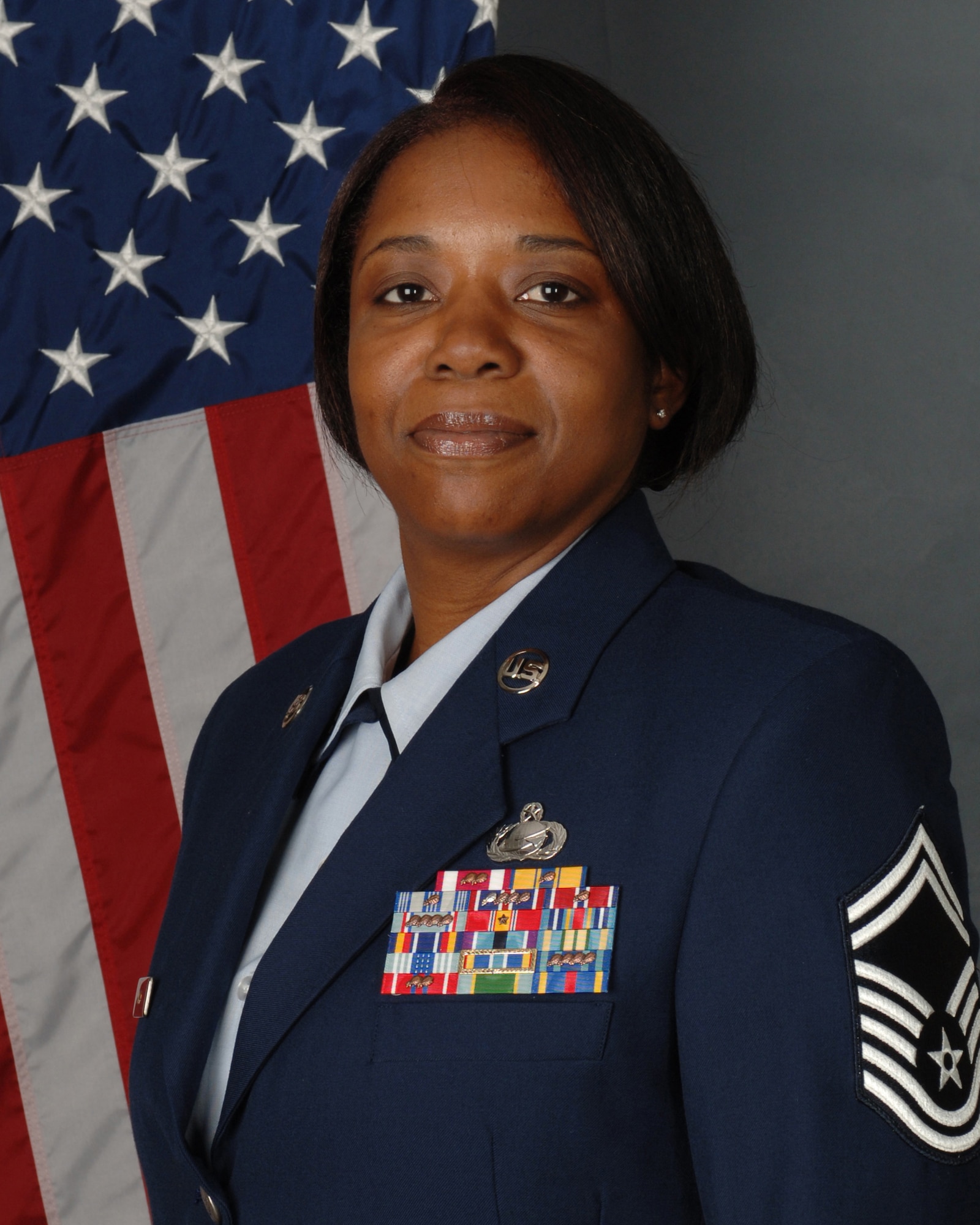 Senior Master Sgt. Sonya Mayo, 4th Force Support Squadron Military Personnel Section superintendent, oversees the day-to-day operations of personal readiness, customer service, customer support, career support and force management at Seymour Johnson Air Force Base, N.C. Sergeant. Mayo is responsible for 46 Airmen that work within the section. (U.S. Air Force Photo) 