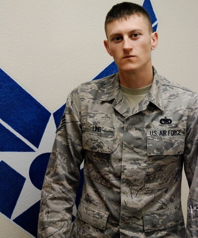 Staff Sgt. Jonathon Lind, the 9th Logistics Readiness Squadron fuels distribution supervisor, is set to begin Parajumper School April 20, 2009. (Photo by Airman 1st Class Chuck Broadway)
