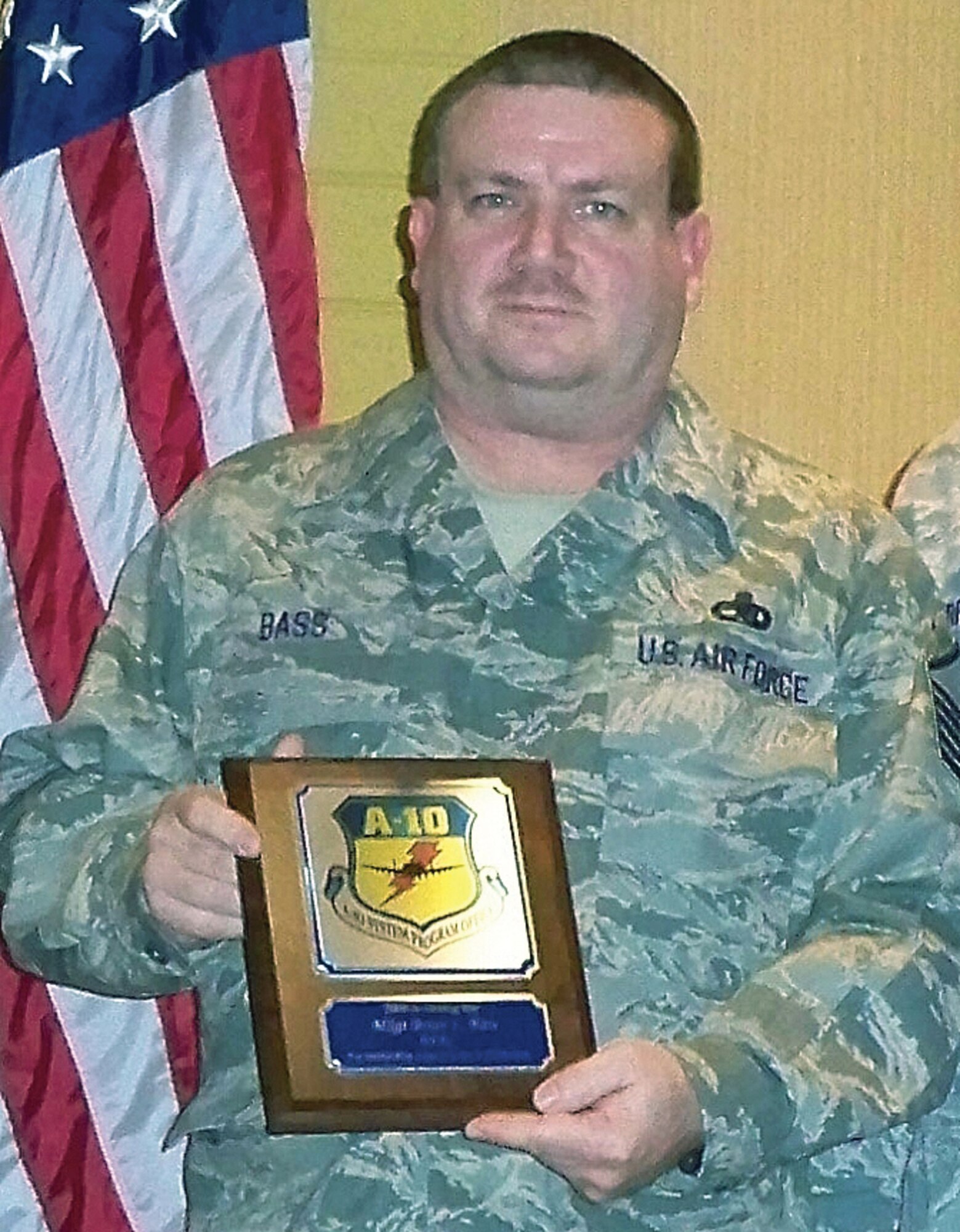Master Sgt. Brian Bass, 442nd Maintenance Squadron, earned the Air Force?s ?Hog Star? award for outstanding contribution to the overall improvement for the combined Air Force. The 442nd MXS is part of the 442nd FW, an Air Force Reserve Command unit based at Whiteman Air Force Base, Mo. (Courtesy photo)