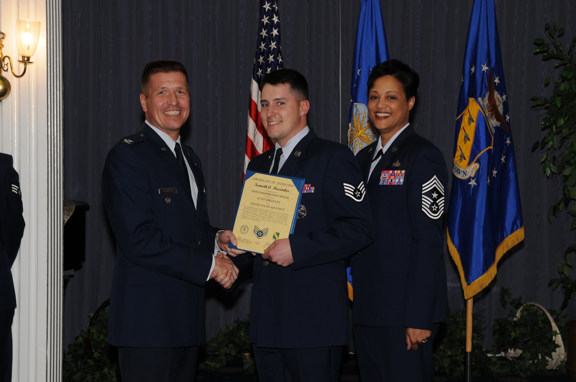 11th Wing promotion ceremony - March 2009