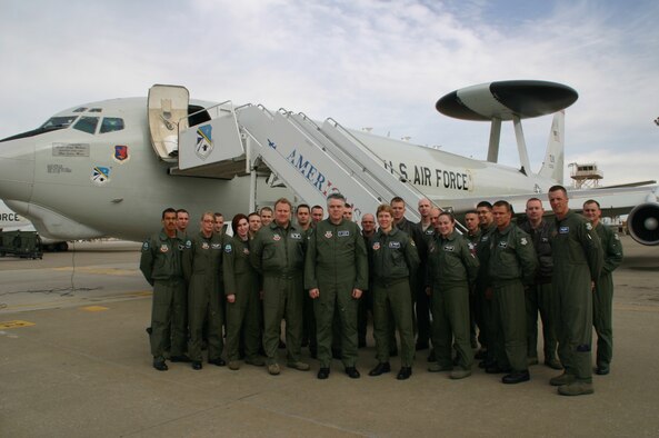 Mr. Dan Mahoney, Vice President of Public Relations & Community Relations for the Oklahoma City Thunder, had a chance to fly with the 960th Airborne Air Control Squadron as part of the COMMSTAR program March 25. 