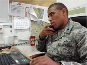 CAMP LEMONIER, Djibouti -- Lt. Col. Timothy Wilson is currently deployed from Langley. He said the moment he realized he "wasn't in Kansas anymore" was the very first day he stepped foot on the continent. It was a cool 100 degrees.  (Courtesy photo)
