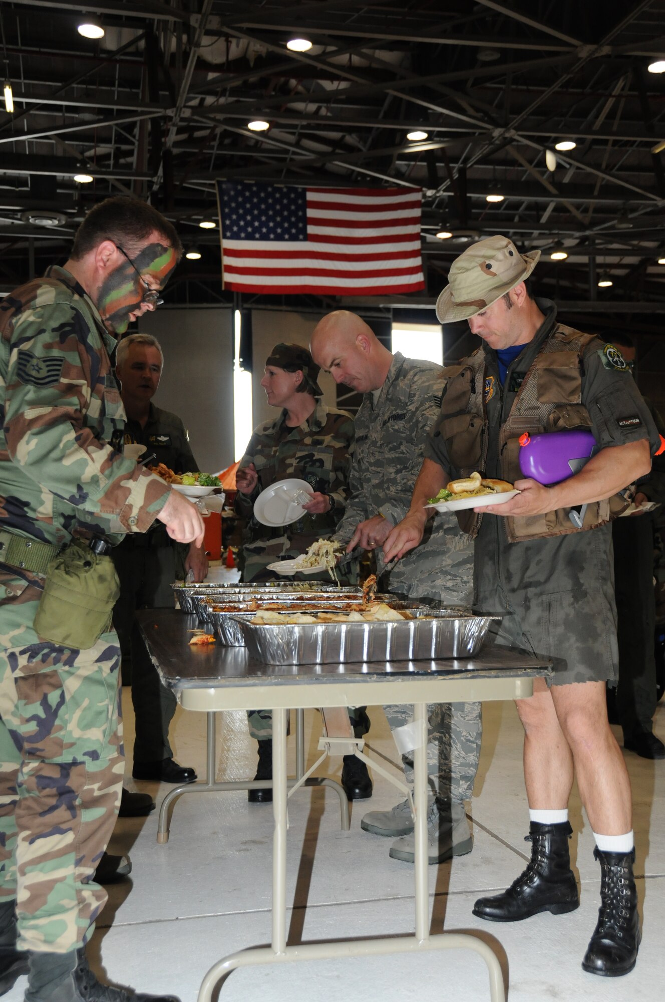 SEYMOUR JOHNSON AIR FORCE BASE, N.C. -- Members of the 916th Air Refueling Wing enjoyed dining in combat style during the 2009 Combat Dining In held on May 2, 2009.