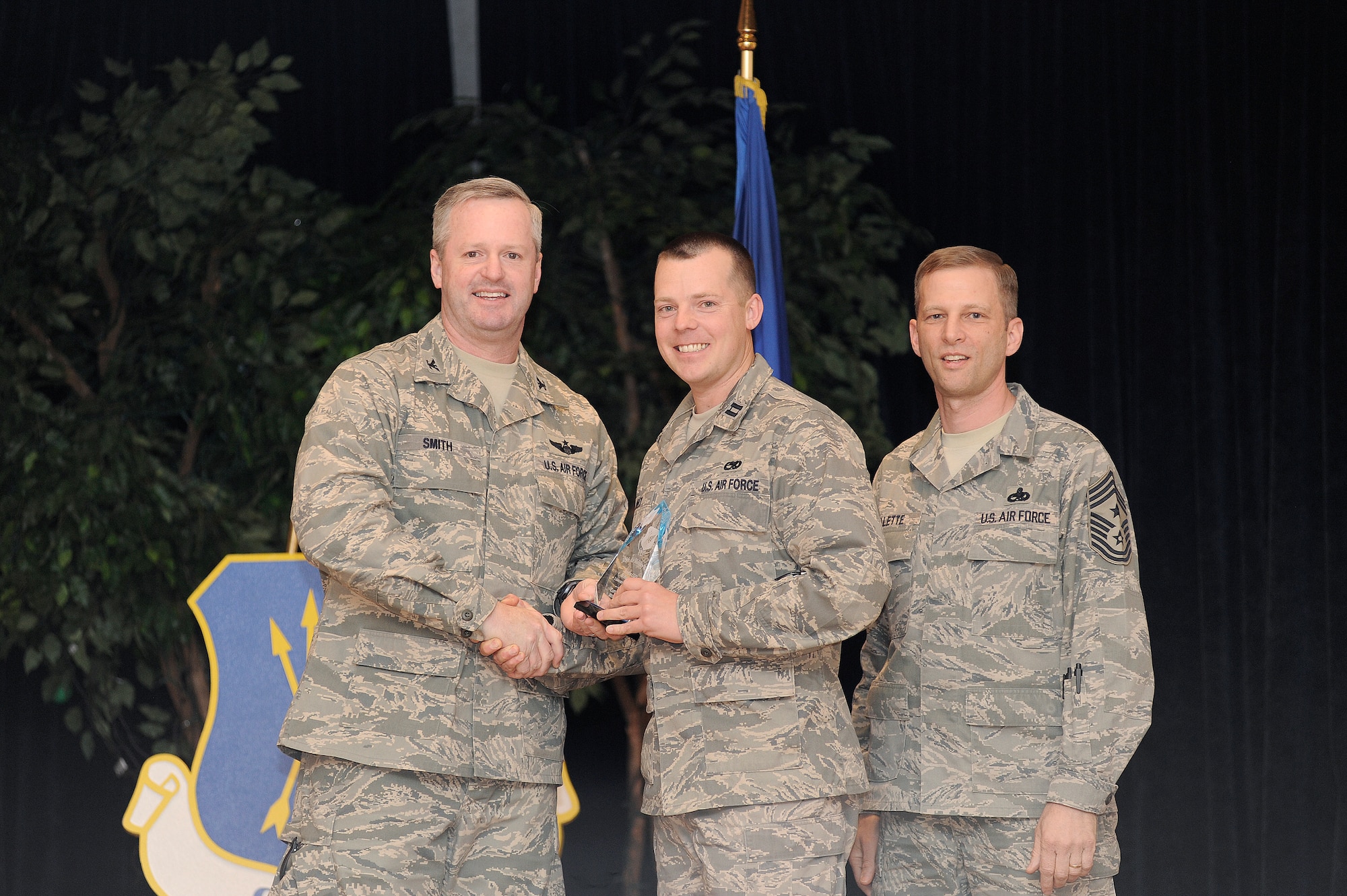 Senior Company Grade Officer of the Quarter: Capt. Brian Mix, 305th Maintenance Squadron. (U.S. Air Force photo/Carlos Cintron)
