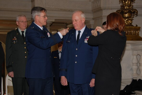 Former 143d AW Commander Receives Second Star