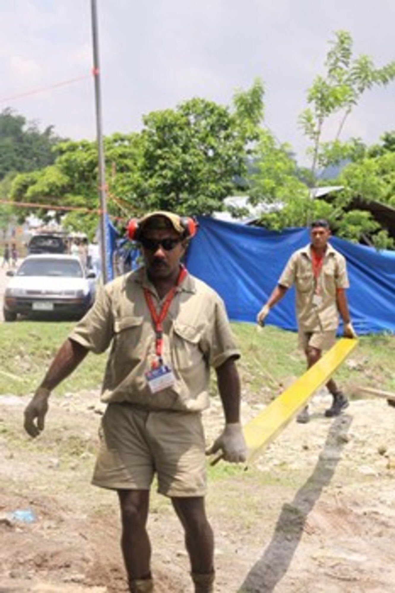Civilians and military personnel from the United States, Japan, Australia, Indonesia and Papua-New teamed up to improve the infrastructure and water supply here as part of the 2009 Association of Southeast Asian Nations Regional Forum Voluntary Demonstration of Response on Disaster Relief, May 2.  (courtesy photo)