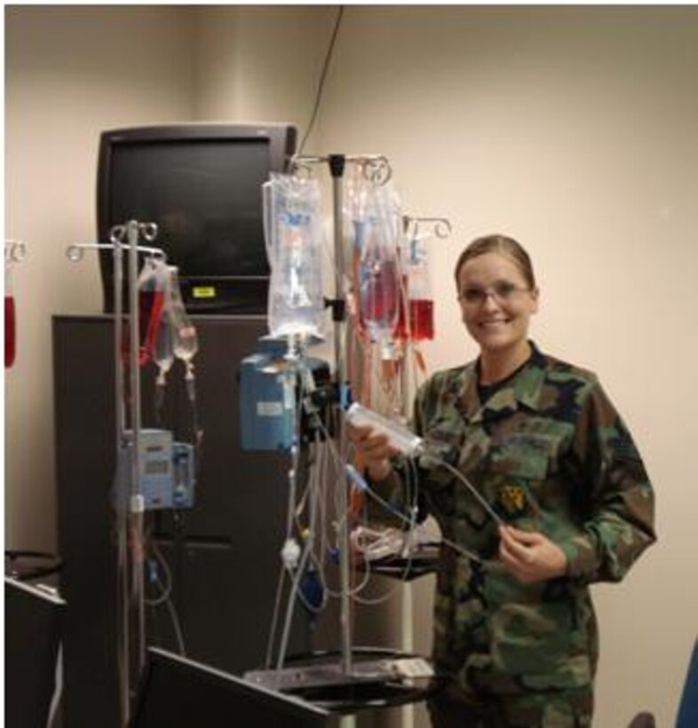 Staff Sgt. Ingrid Williams is in an instructor at the 383rd Training Squadron. Sergeant Williams teaches the AeroSpace Medical Service Apprentice course. (U.S. Air Force photo/ 882nd Training Group)