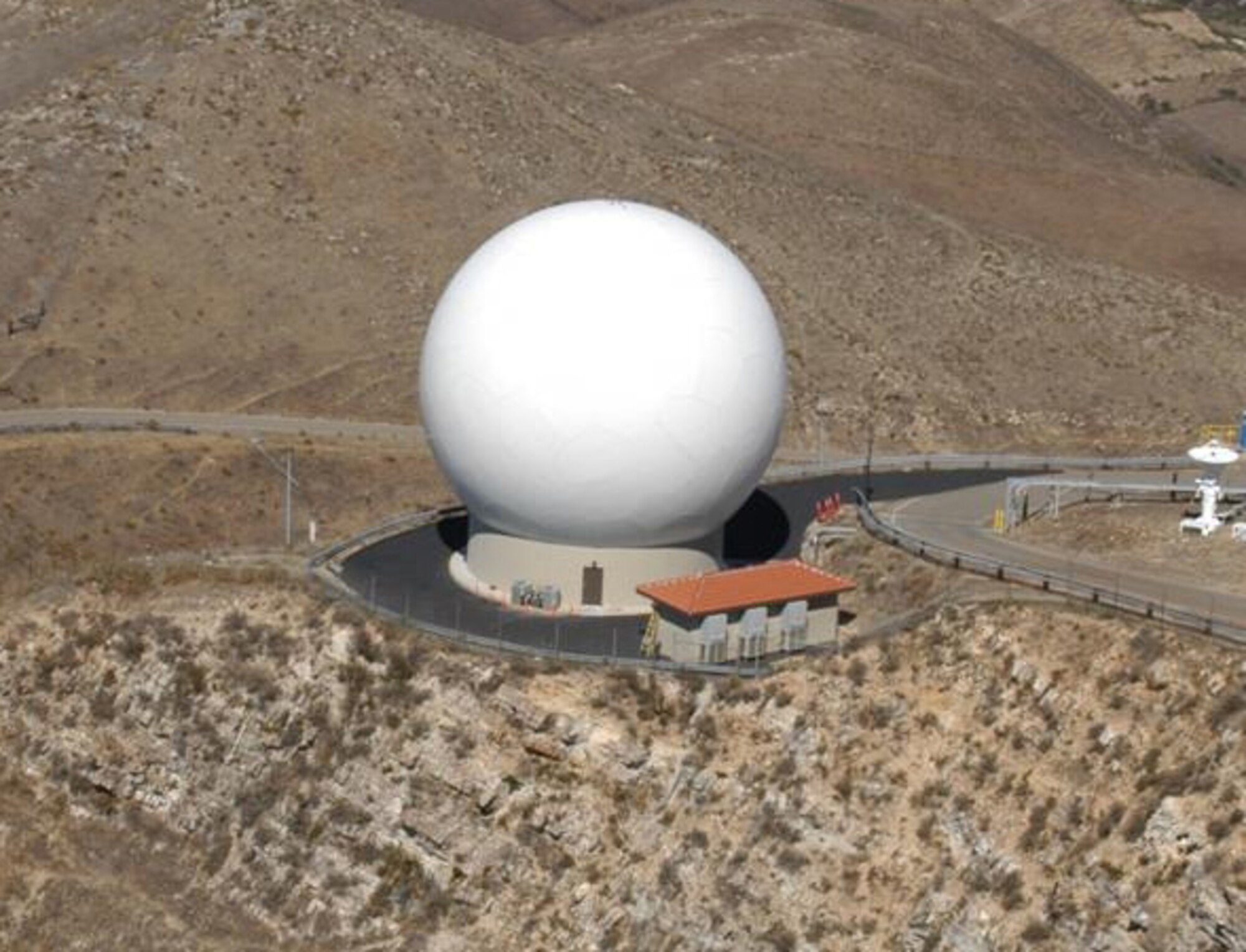 Once completed, the Oak Mountain antenna will look similar to this completed telemetry antenna.
