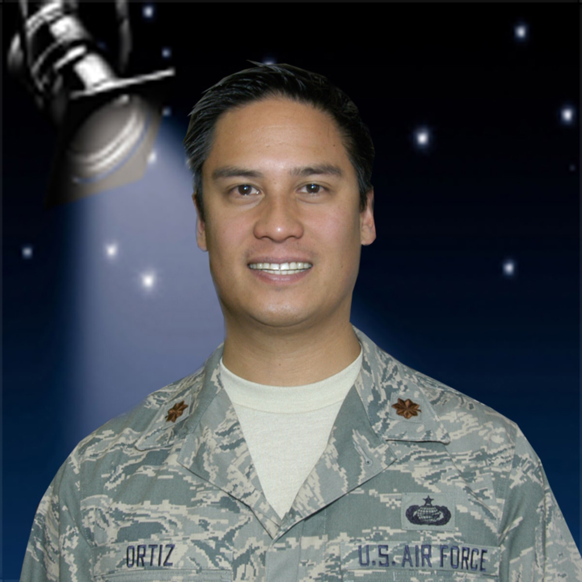 Maj. Michael Ortiz, chief, Assignment Actions Division, Directorate of Assignments, is the ARPC Spotlight of the Week. Major Ortiz has been in the Air Force for nearly 13 years and is from Portland, Ore. (U.S. Air Force graphic/Eric Valdez)
