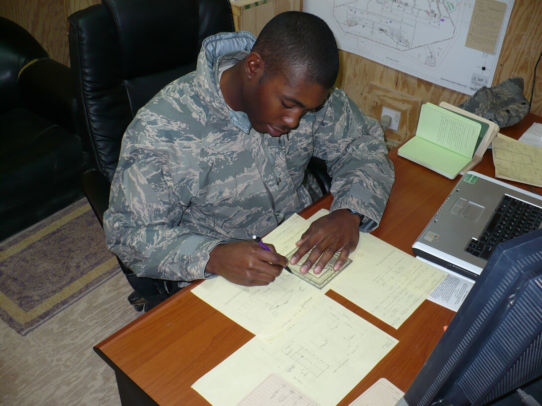 AL ASAD AIR BASE, Iraq -- 1st Lt. Walter R. Lee Jr is currently deployed from Langley. He said the most usefully item he packed was a Leatherman.  (Courtesy photo) 