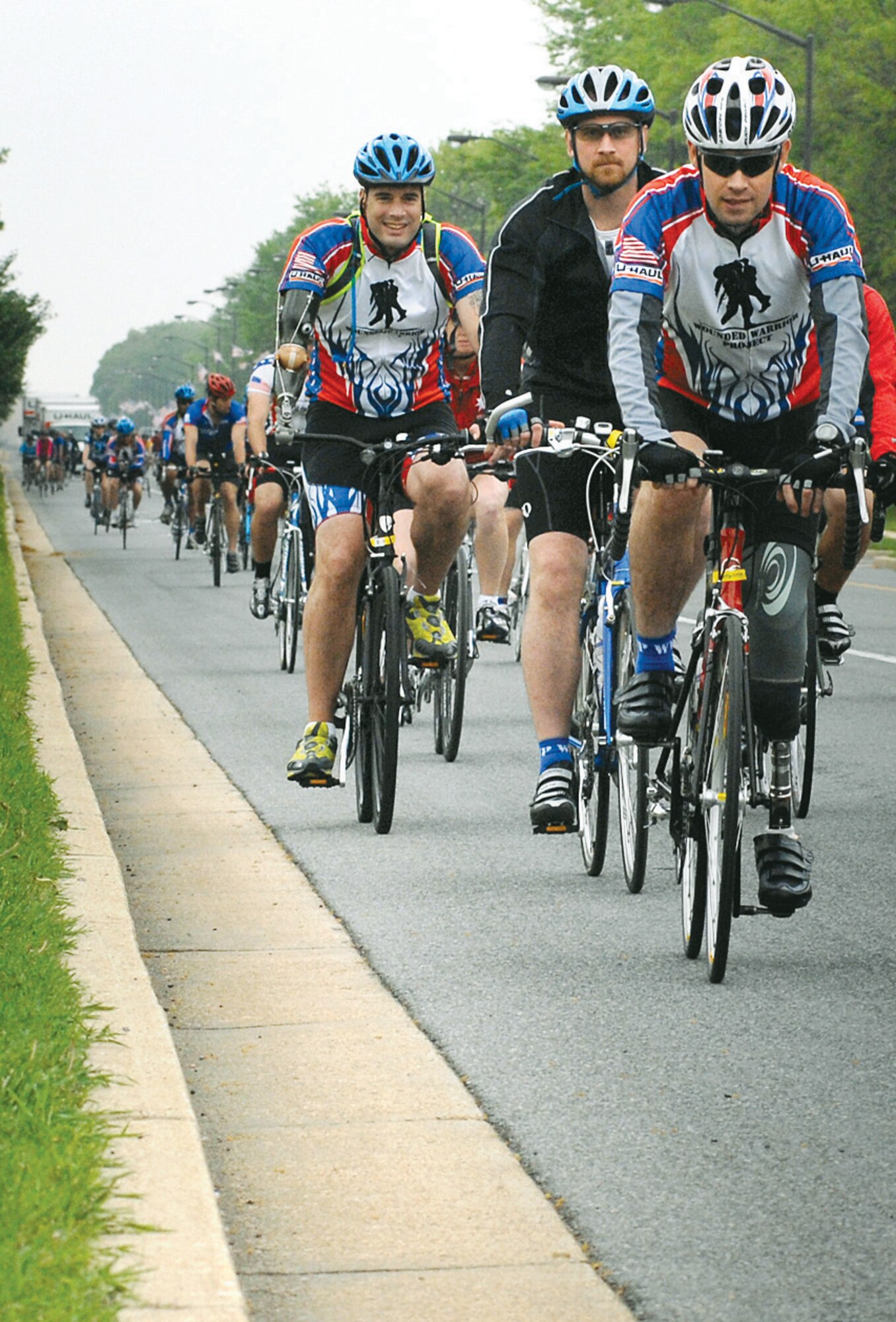 Wounded warrior cycling jersey top