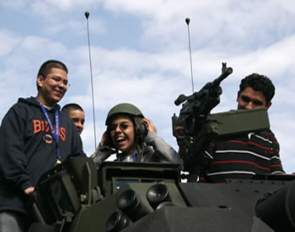 NAVAL SUPPORT FACILITY INDIAN HEAD, Md. – Marines and sailors with Chemical Biological Incident Response Force, II Marine Expeditionary Force, stand ready to receive the Lieutenant General “Chesty” Puller Outstanding Leadership Award, which was presented by Lt. Gen. Dennis Hejlik, commanding general, II Marine Expeditionary Force here, May 11. The award recognizes II MEF units or commands who achieve excellence in combat readiness.