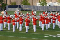 'The Commandant's Own' perform for spectators at Oak Park Forest River High School May 12, during Marine Week 2009. More than 2,000 Marines came to Chicago offering its citizens the opportunity to get to know the men and women of the Corps and learn about its history, traditions and value to the nation.