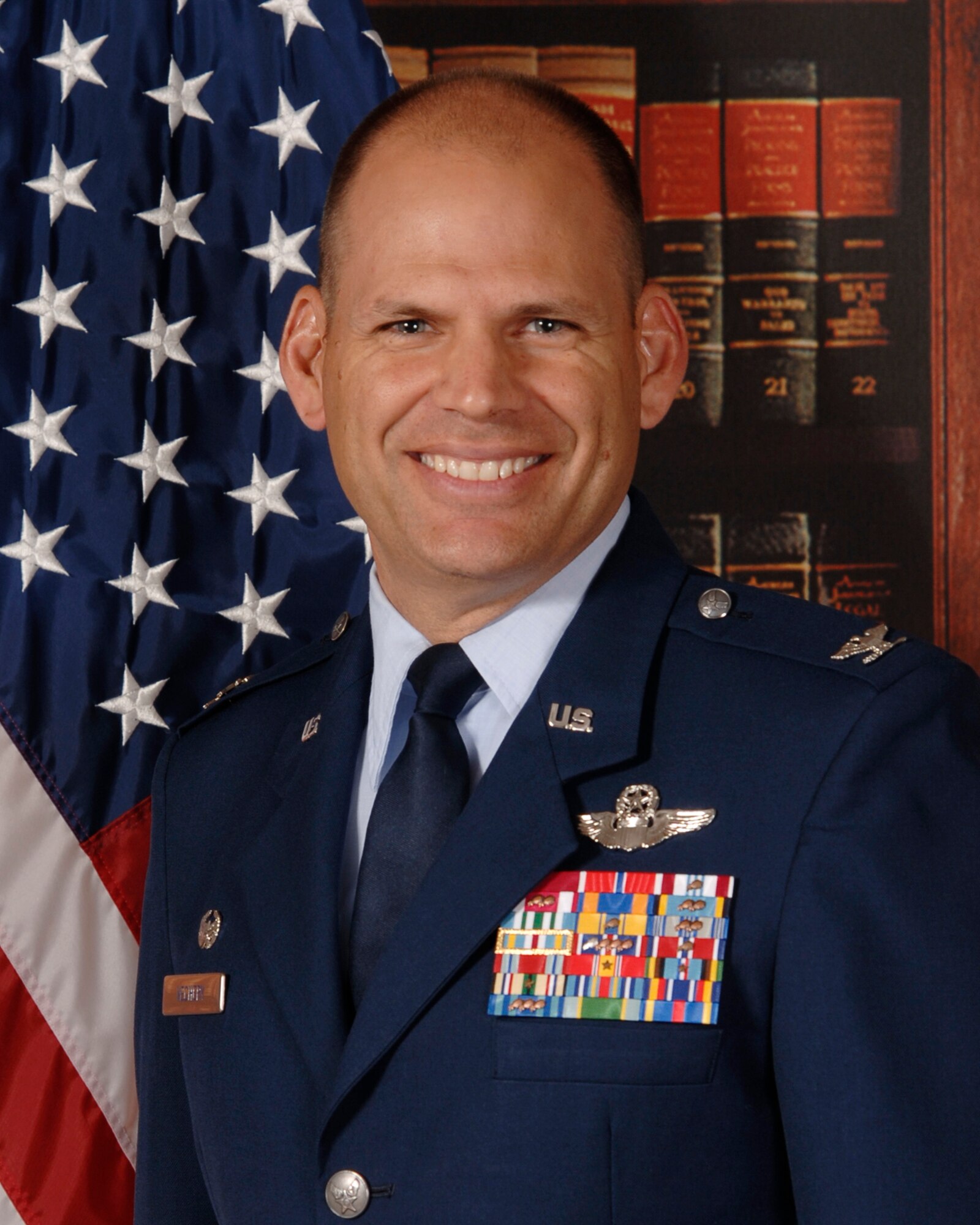 Col. James C. Vechery, 22nd Air Refueling Wing commander