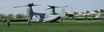 On May 12, 2009, Marines participated in a mock raid at Arlington Park outside of Chicago as part of Marine Week.