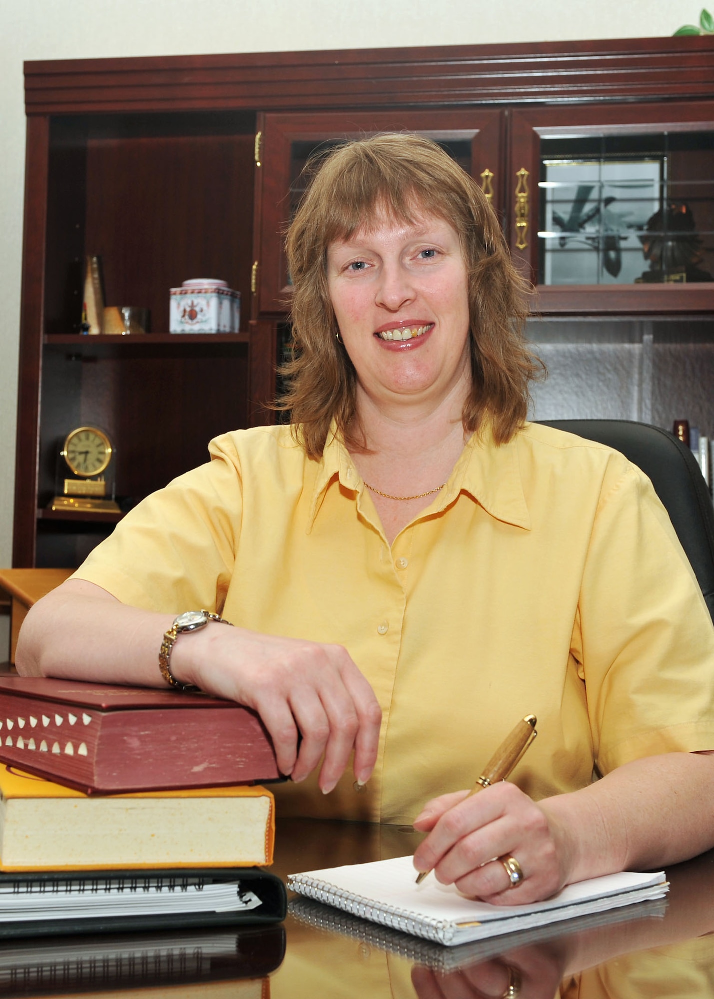 Janet Grissom, 375th Mission Support Squadron civilian personnel flight officer, was recently selected to attend the Air Command and Staff College through the online master’s program. Upon completion, she will earn a Master of Military Operational Art and Science Degree from Air University. 