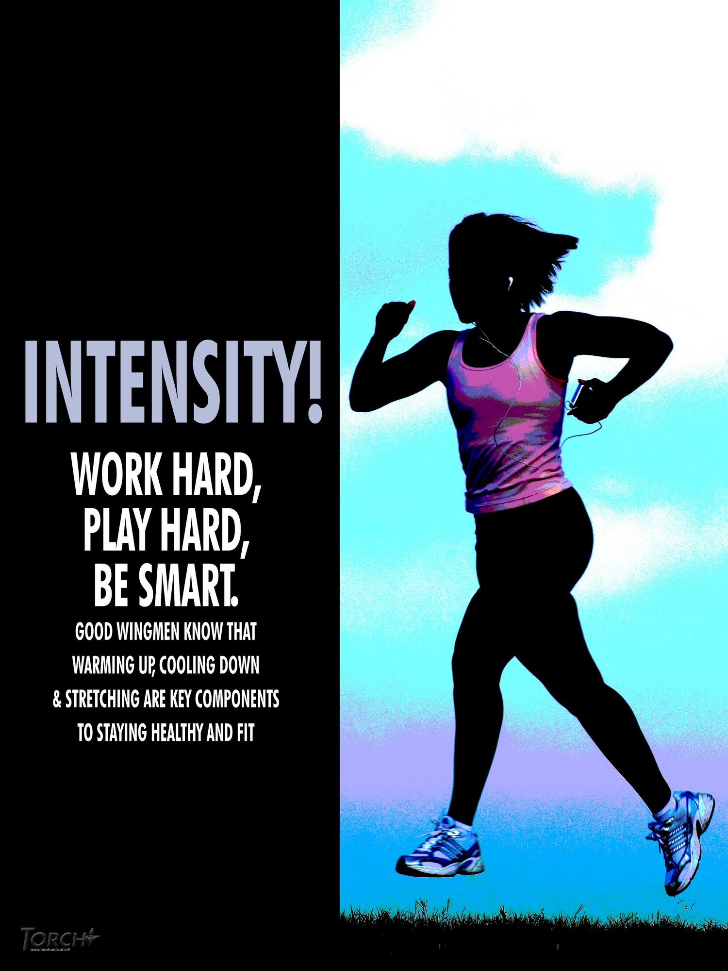 Torch Magazine - Runner Poster (photo by Tech. Sgt. Matthew Hannen)