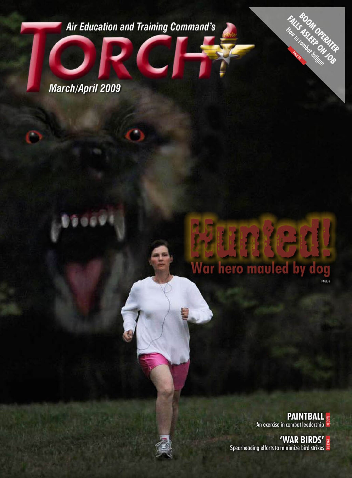 Torch Magazine Mar-Apr 2009 Issue (photo by Tech. Sgt. Matthew Hannen | composite by Sammie W. King)