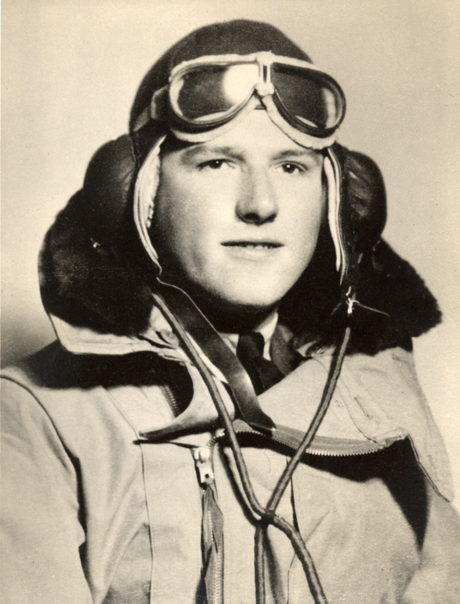 This portrait from 1940 shows the newly enlisted Jim Coman in his flight gear.  Coman entered the service as soon as he turned 18, flying combat missions as a radio operator and aerial gunner on Wellington, Stirling and Lancaster bombers during World War II. (Contributed photo)