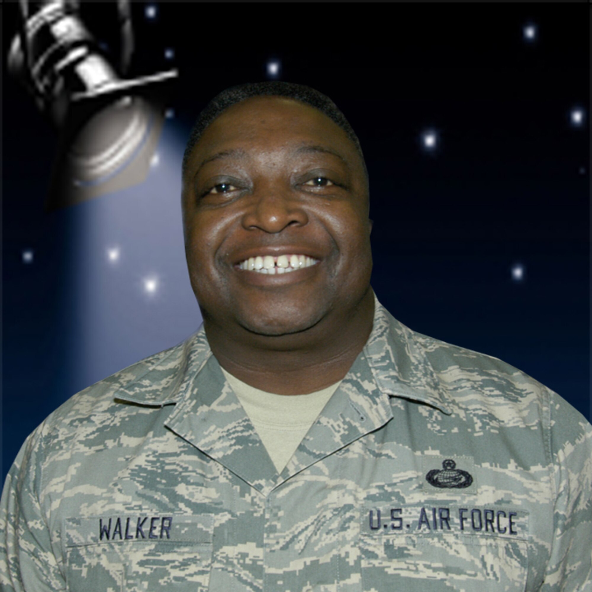 Senior Master Sgt. Kelvin Walker, Superintendent, Reserve of the Air Force Selection Board Secretariat, is the ARPC Spotlight of the Week. Sergeant Walker is from Sparta, Ga., and has been in the Air Force for nearly 27 years. (U.S. Air Force graphic/Eric Valdez)