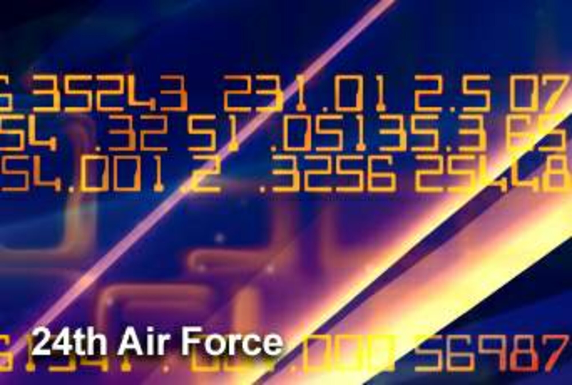 Lackland Air Force Base, Texas, has been selected as headquarters for the new 24th Air Force which will be focused on the cyber mission.  (U.S. Air Force graphic)
