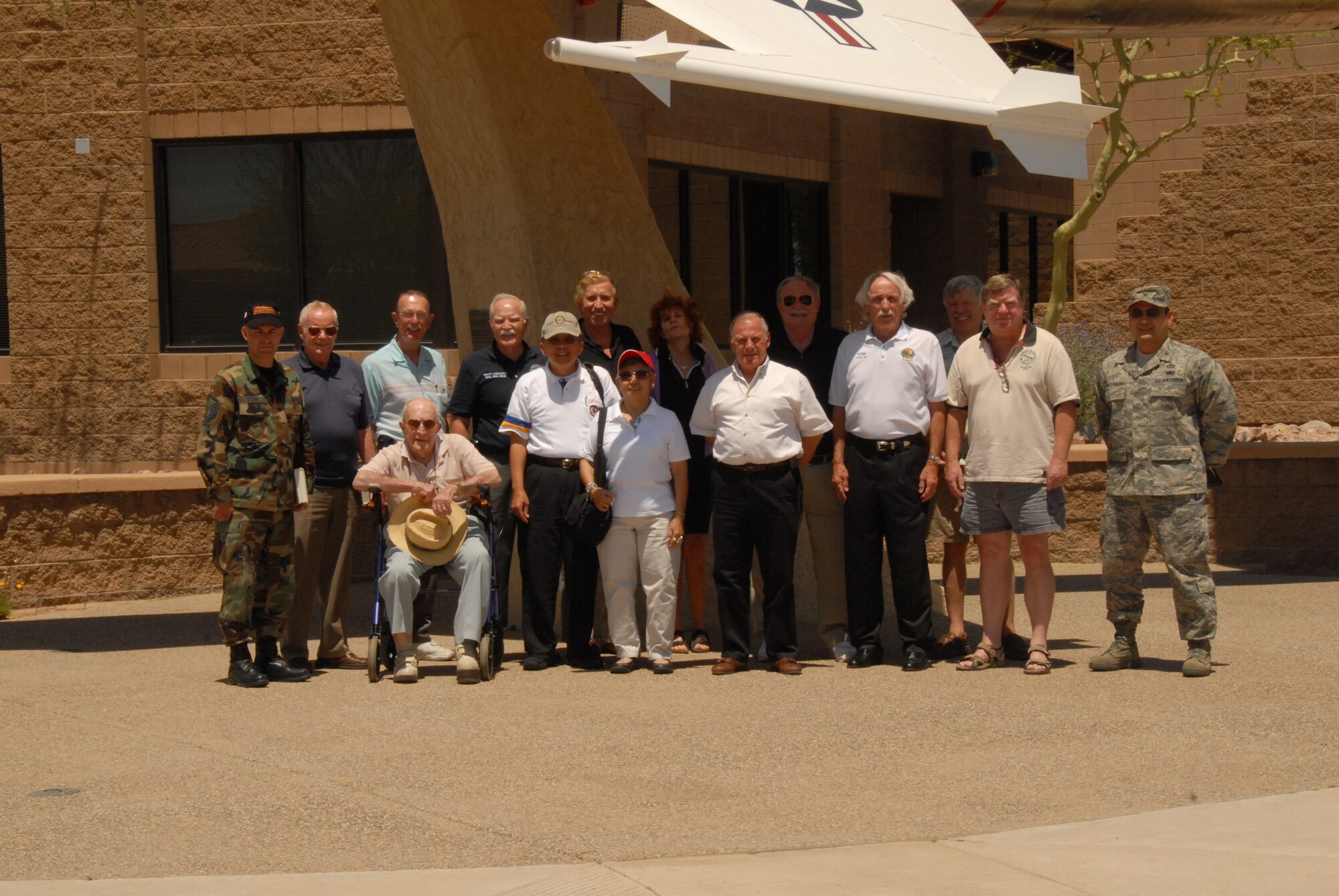 Members of FACA visit the 161st ARW.  (Photo by Master Sgt. Kelly Deitloff)