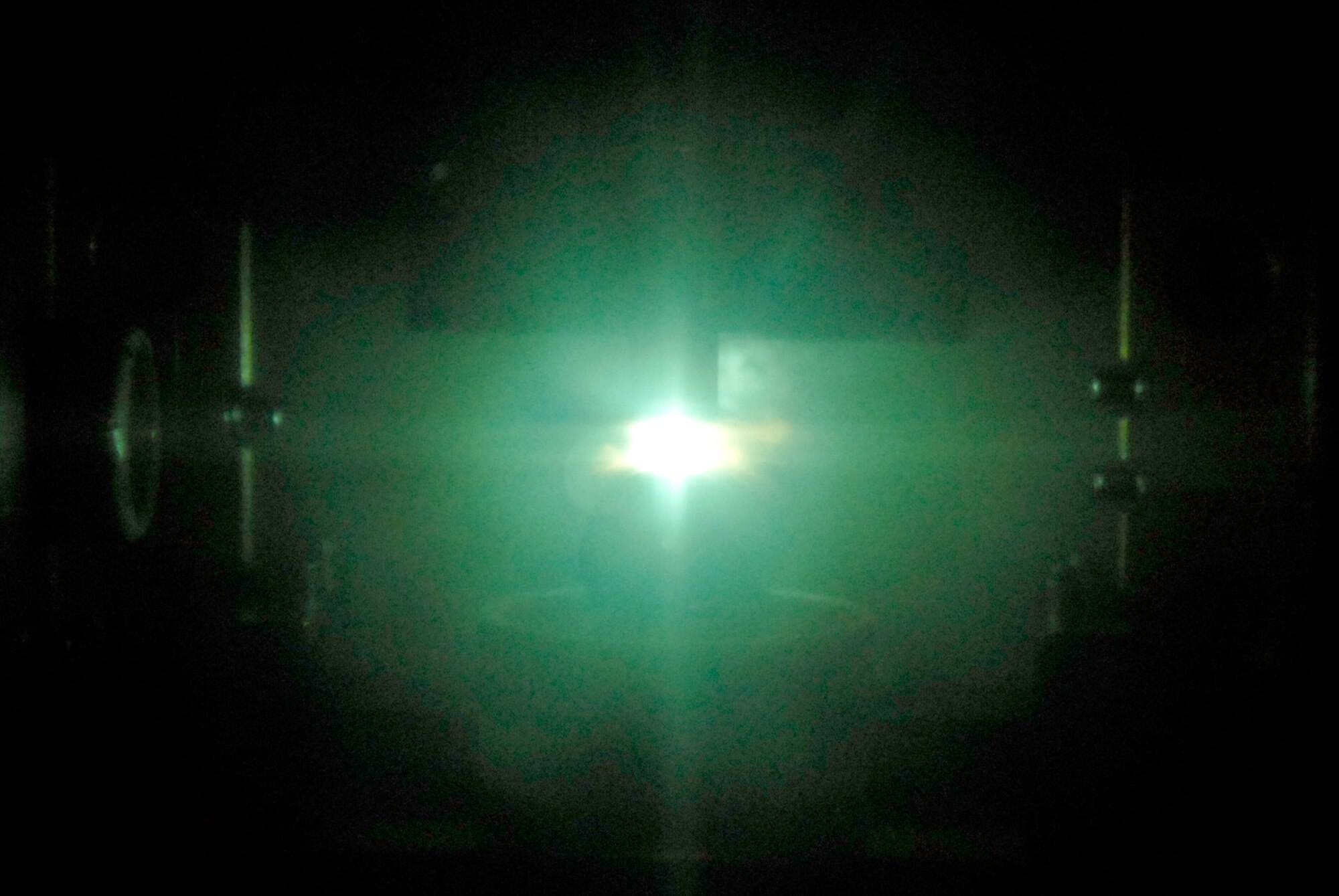 A Spectrometer reads a sample of jet engine oil from a Joint Surveillance Target Attack Radar System (J-STAR) aircraft to check for contaminating elements or metal fragments which could cause engine damage, May 14, 2009, at an undisclosed location in Southwest Asia.  The oil sample is being checked as part of the Joint Oil Analysis Program (JOAP) which tests oil samples from various locations in the U.S. Central Command's Area of Responsibility to ensure lubricants are performing properly.  This test equipment is operated by Non-Destructive Inspectors with the 379th Expeditionary Maintenance Squadron who are deployed in support of Operations Iraqi and Enduring Freedom and Combined Joint Task Force - Horn of Africa.  (U.S. Air Force photo/Senior Airman Andrew Satran/released)